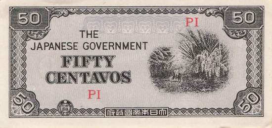 Philippinen 50 Centavos 1942 p.105a